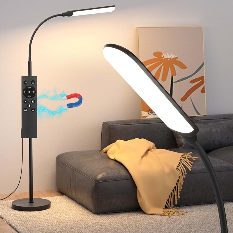 18W Super Bright LED Floor Lamp with Stepless Colors & Brightness, Eye