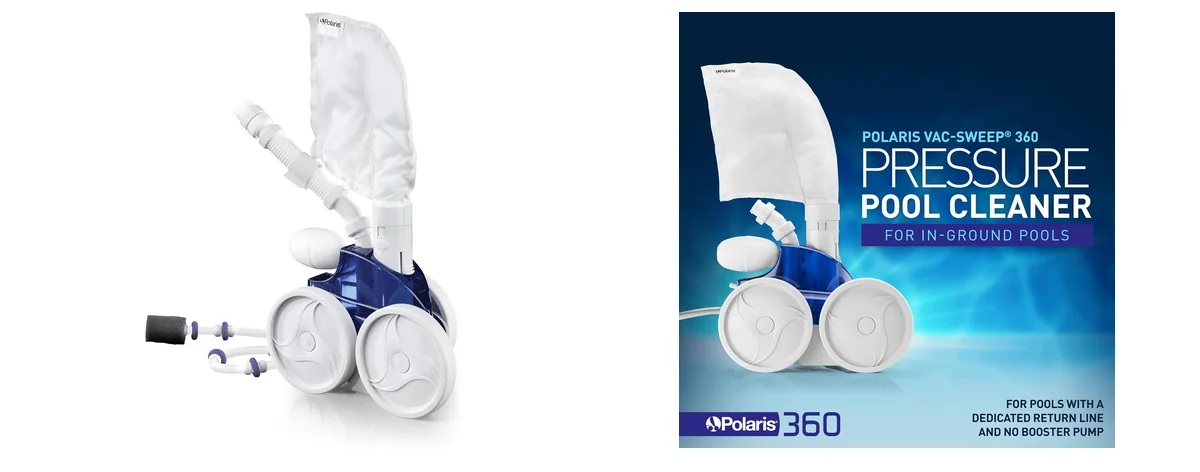 Polaris Polaris Vac-Sweep 360 Pressure Side Pool Cleaner images