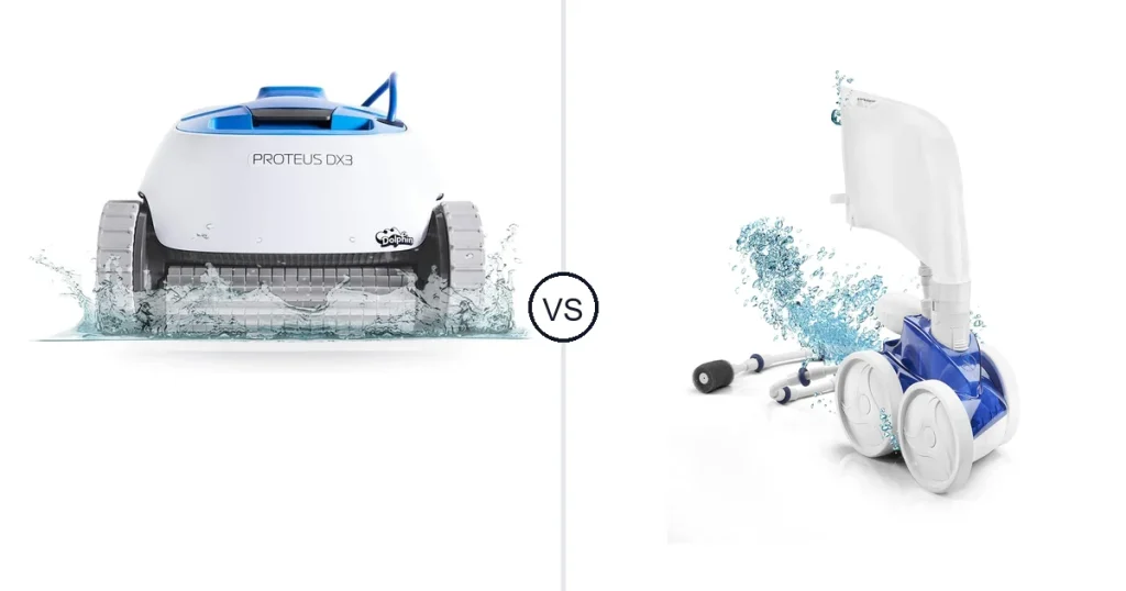 Comparison of Dolphin Proteus DX3 and Polaris Vac Sweep 380